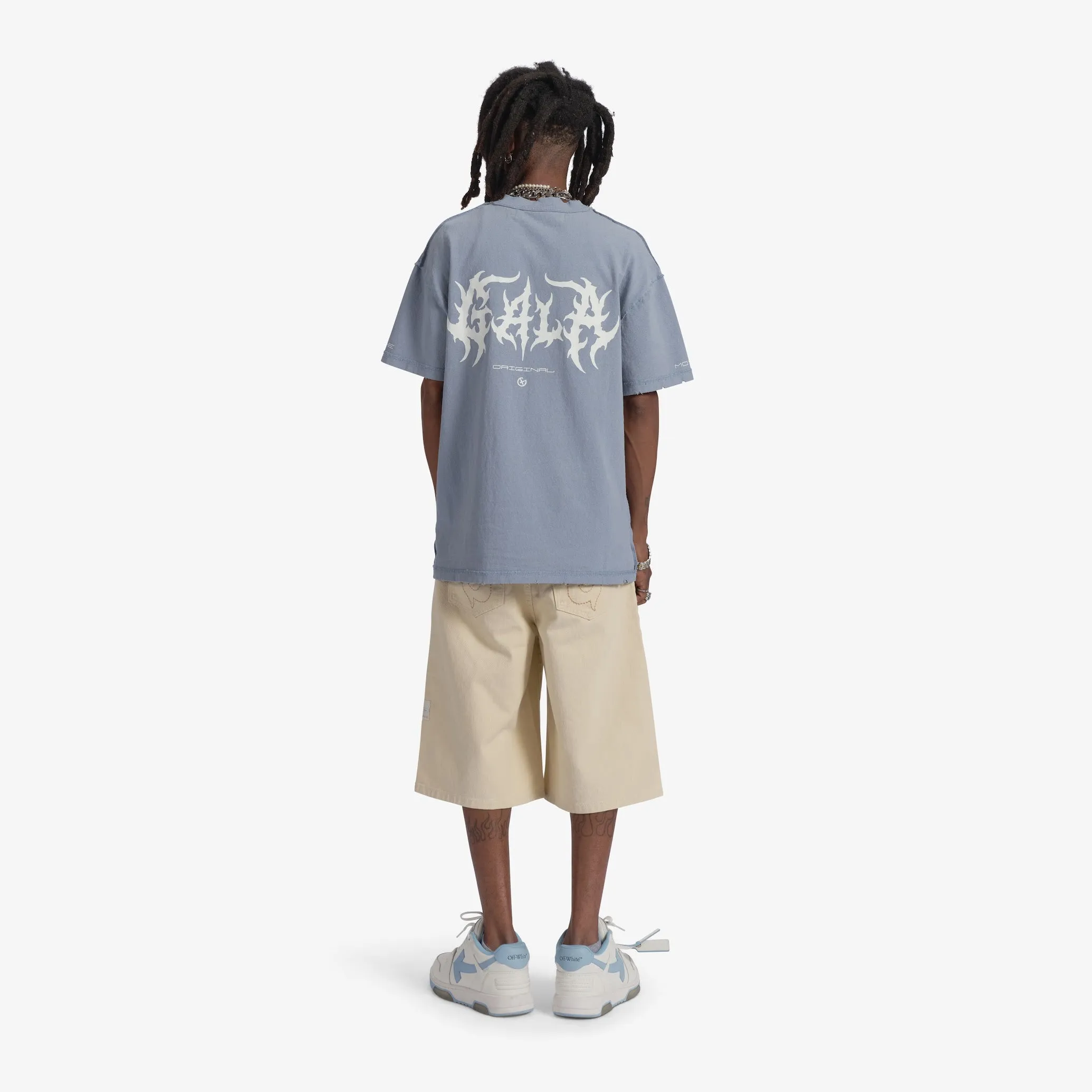 Denim Jorts (faded cream)