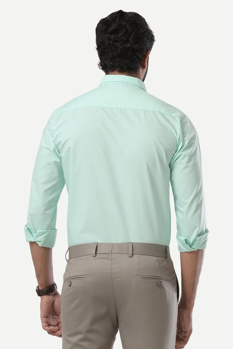 Denmark - Turquoise Green Formal Shirts for Men | Ariser