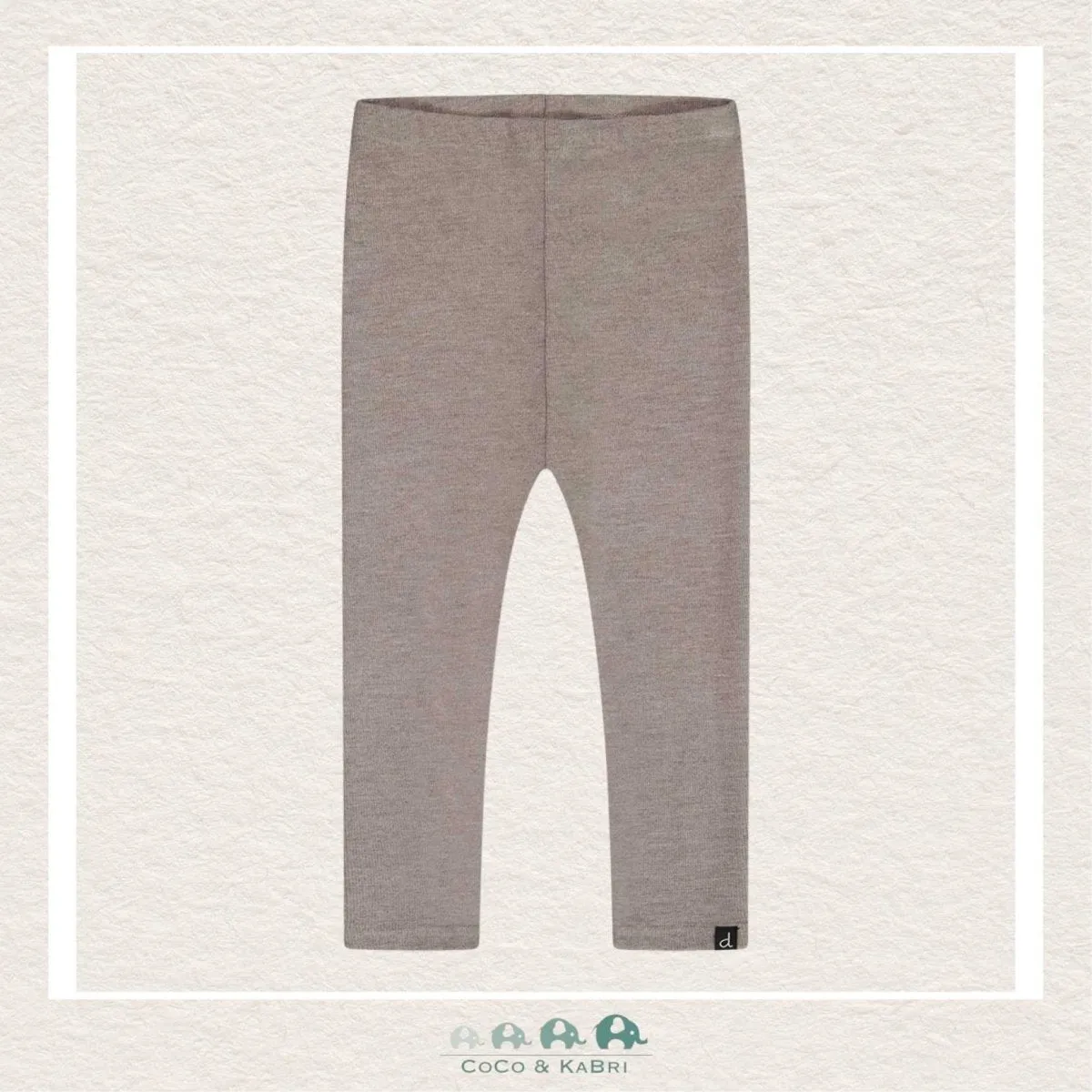 Deux Par Deux: Girls Rib Leggings Grey