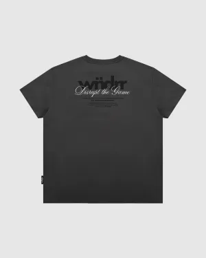 DISRUPT BOX FIT TEE - FADED BLACK