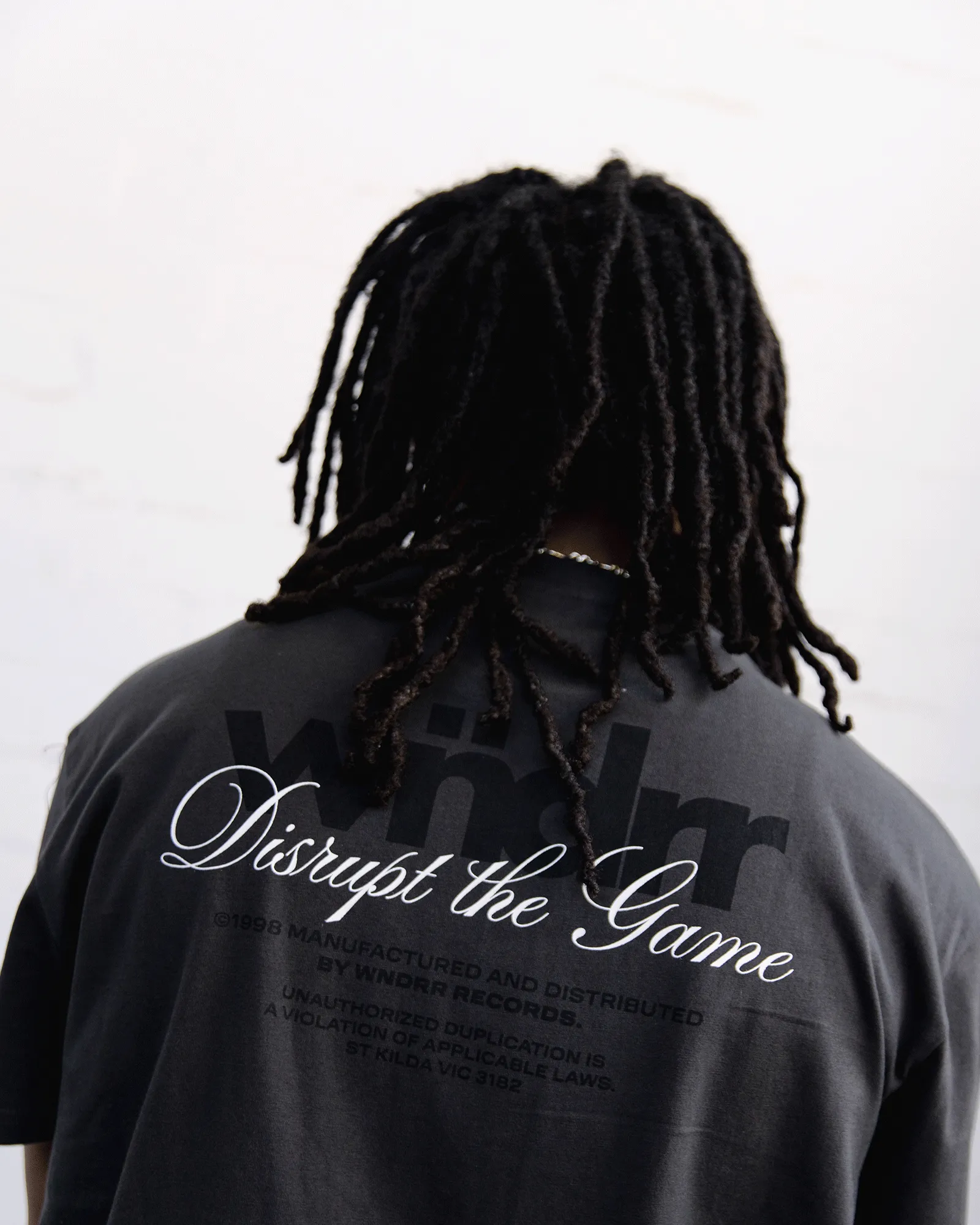 DISRUPT BOX FIT TEE - FADED BLACK