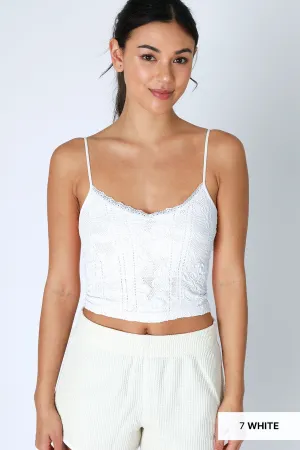 Double Lace Trim Cami – Elegant and Timeless