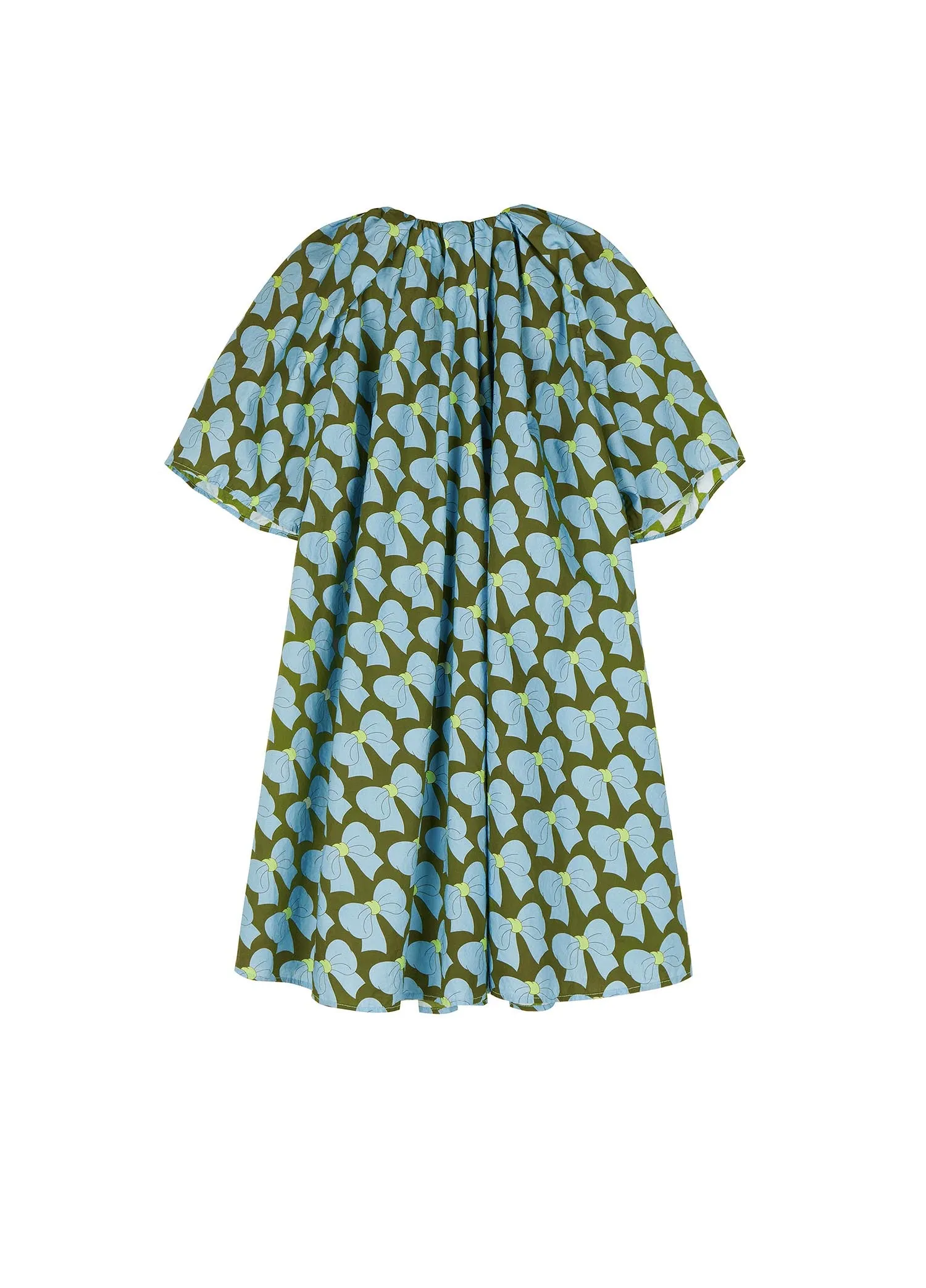 Dresses / jnby by JNBY Bowknot Print Short Sleeve Dress