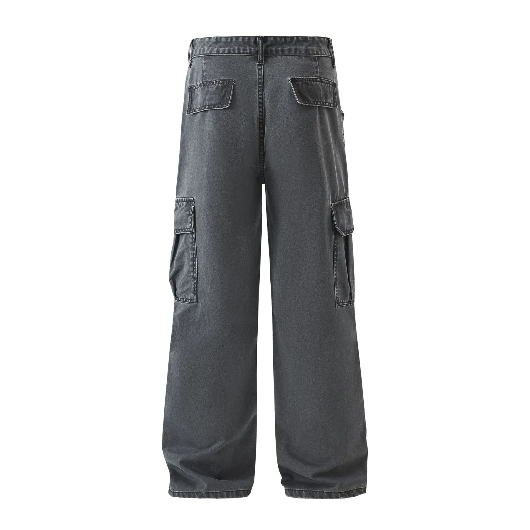 Earthy Cargo Denim Pants