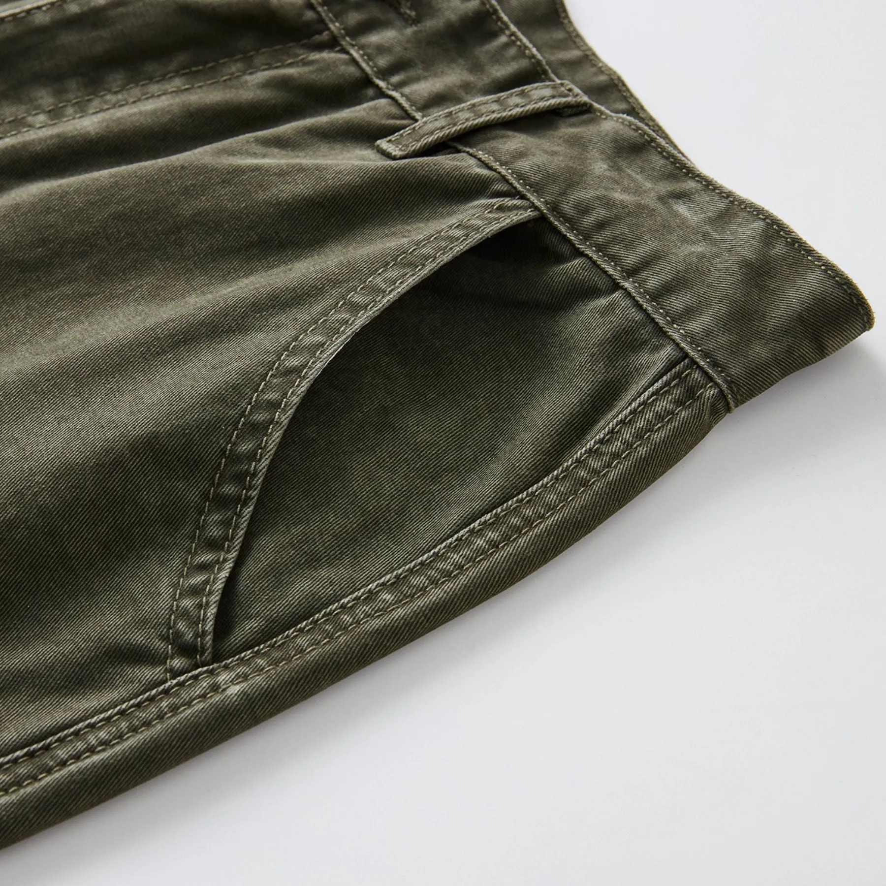 Earthy Cargo Denim Pants