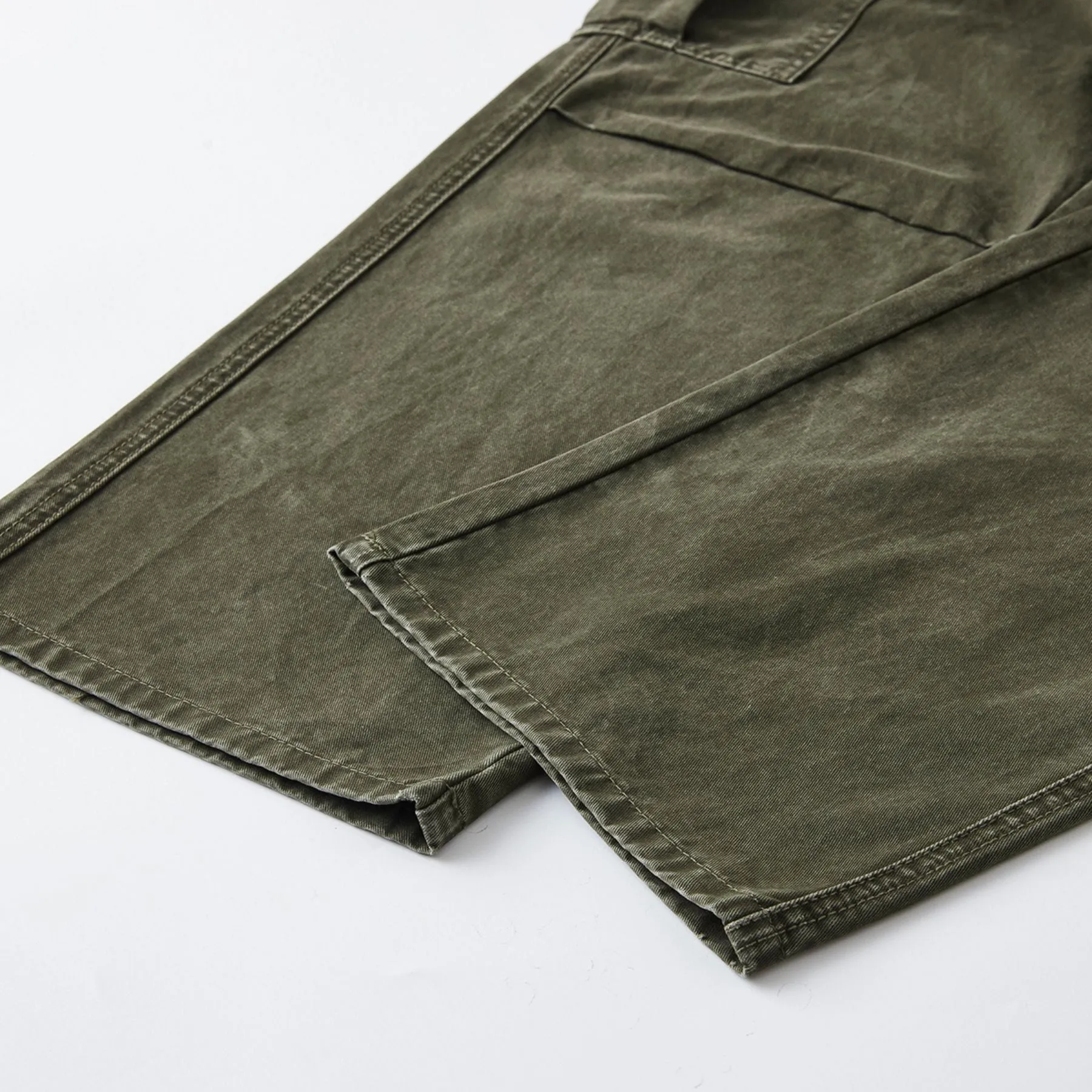 Earthy Cargo Denim Pants