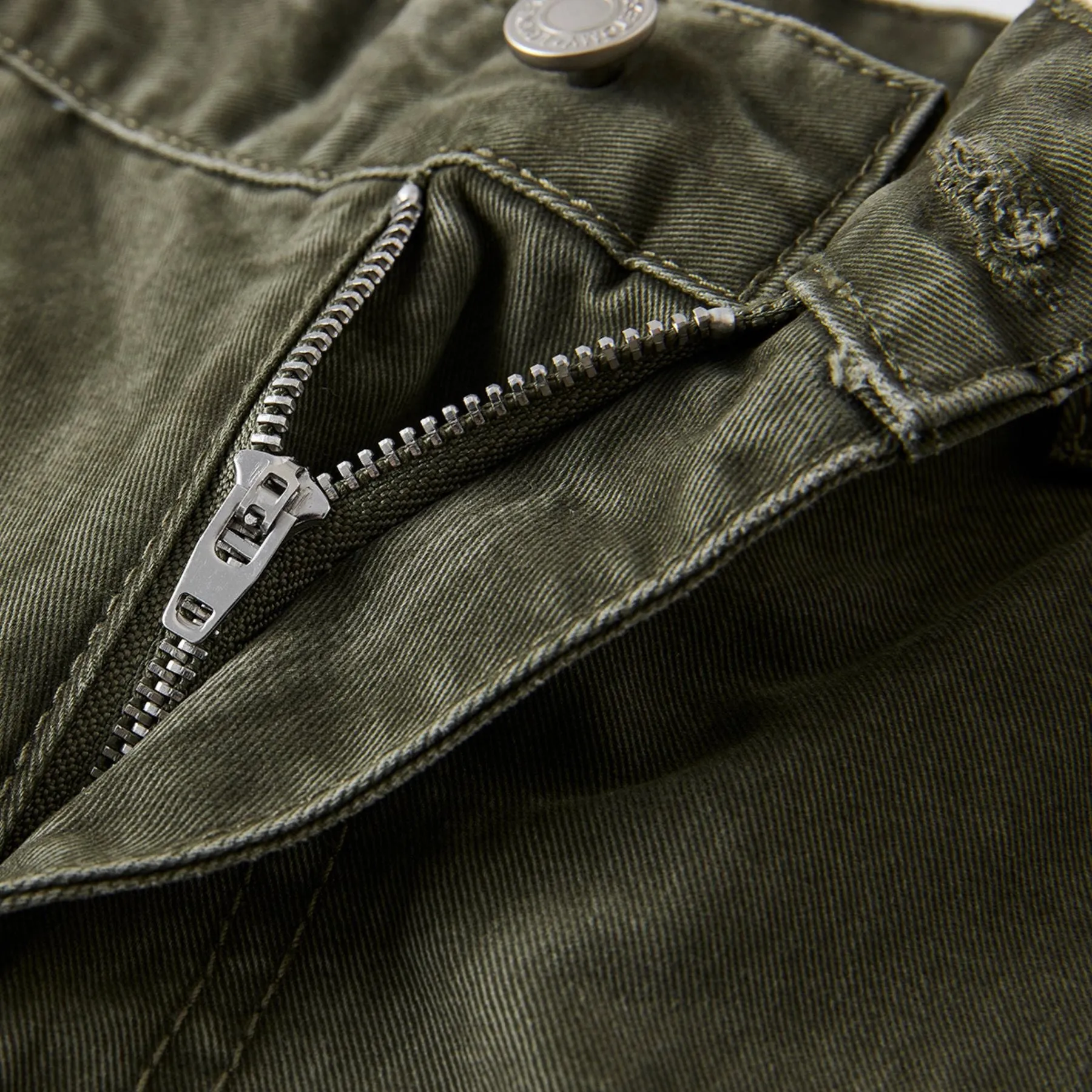 Earthy Cargo Denim Pants