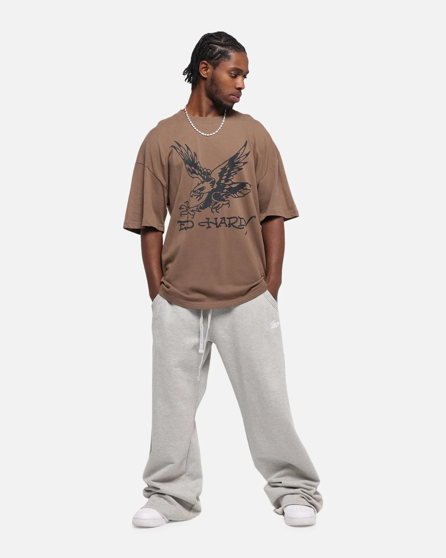 Ed Hardy Eagle T-Shirt Brown