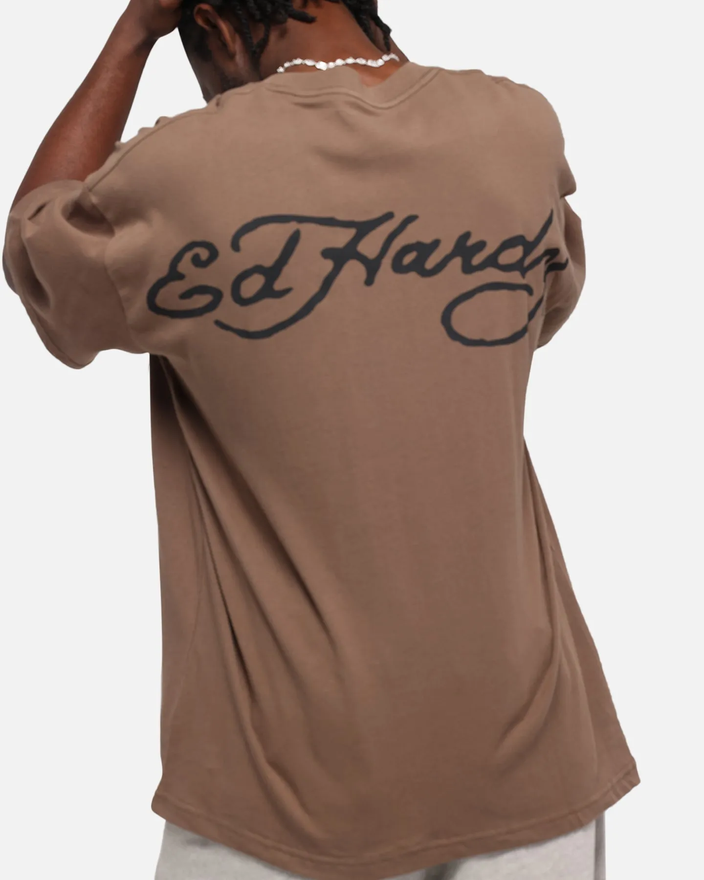 Ed Hardy Eagle T-Shirt Brown