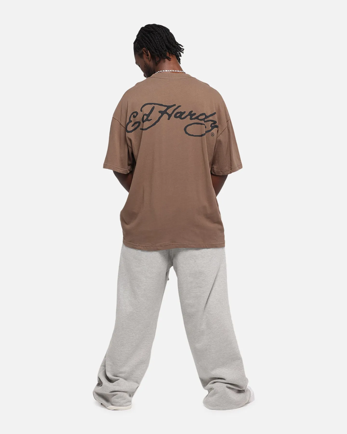 Ed Hardy Eagle T-Shirt Brown