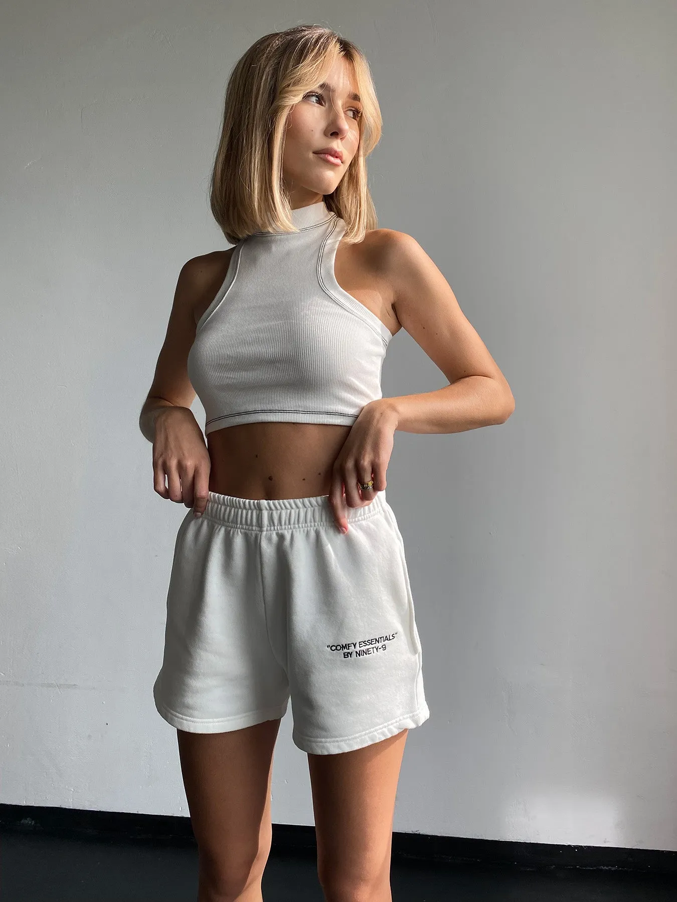 ESSENTIALS - Shorts  •  Off-White