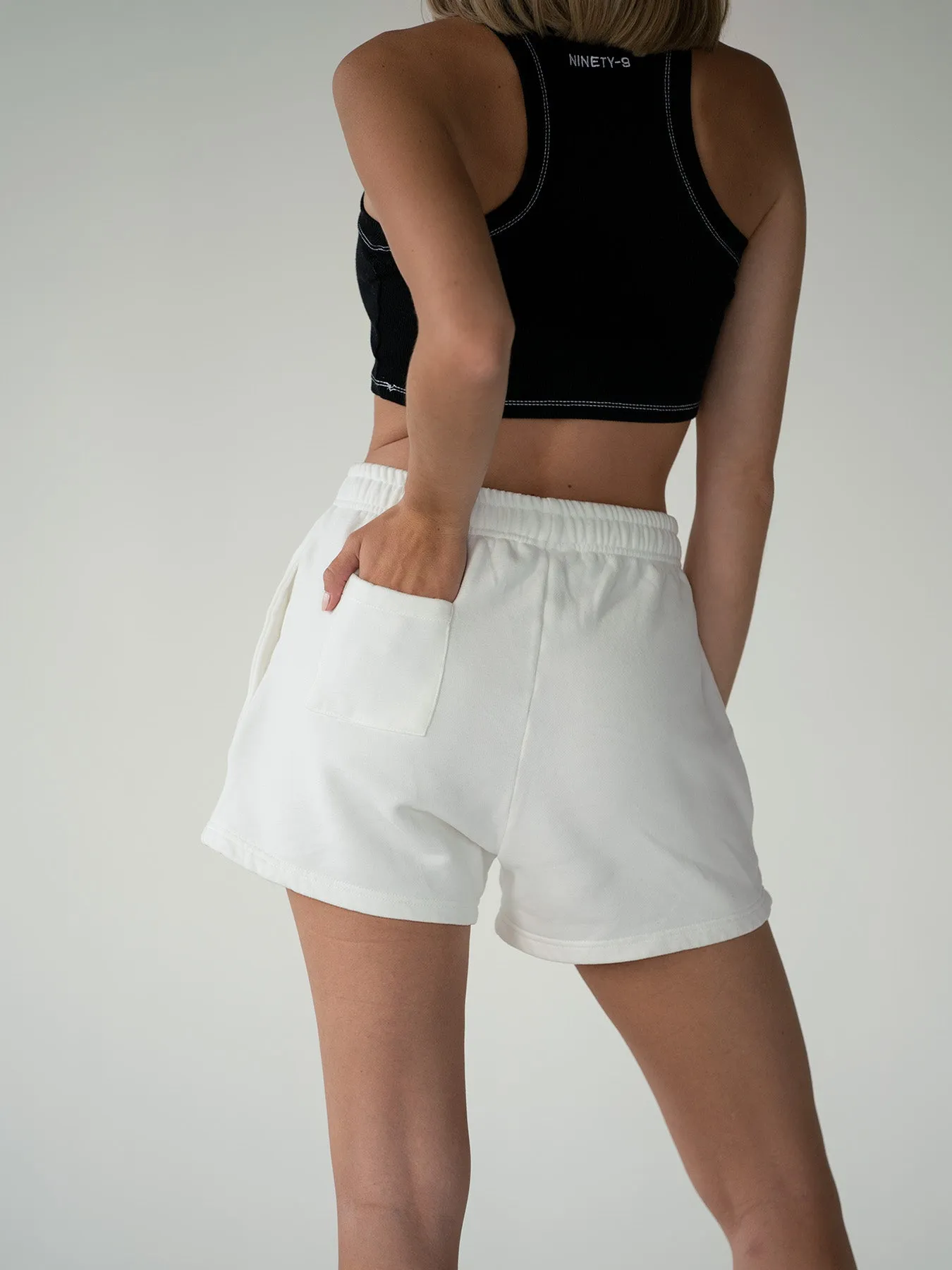 ESSENTIALS - Shorts  •  Off-White