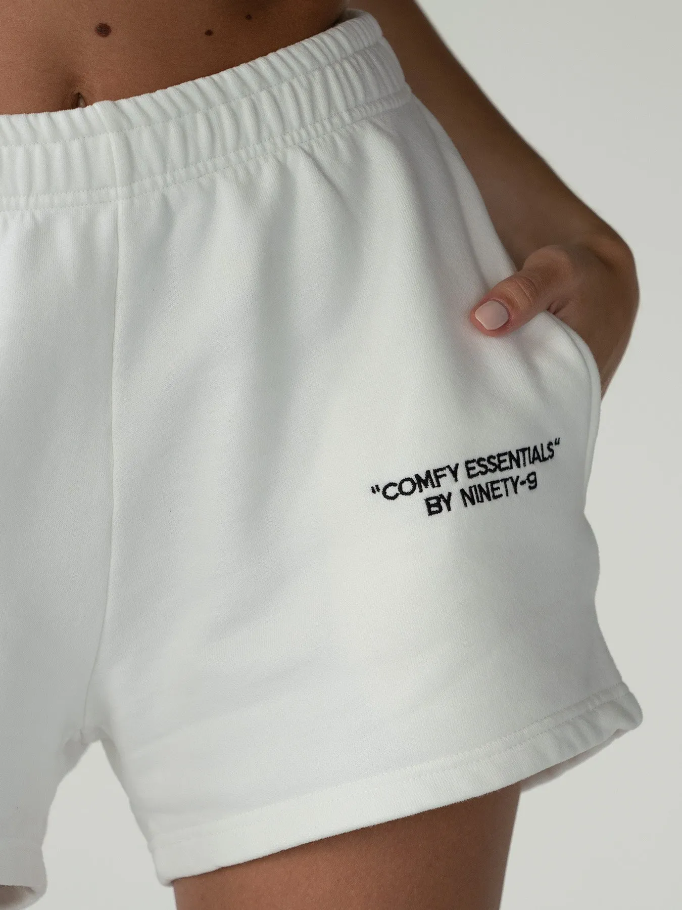 ESSENTIALS - Shorts  •  Off-White
