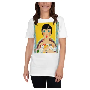 Floral Flapper Girl Tee