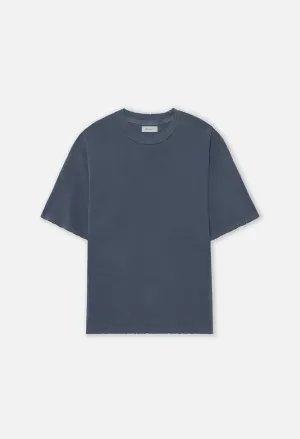 Folsom Cropped Tee / Vintage Navy
