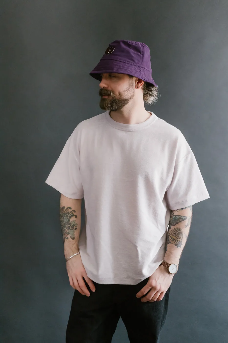 Fons Boxy Fit Towel T-Shirt - Light Power