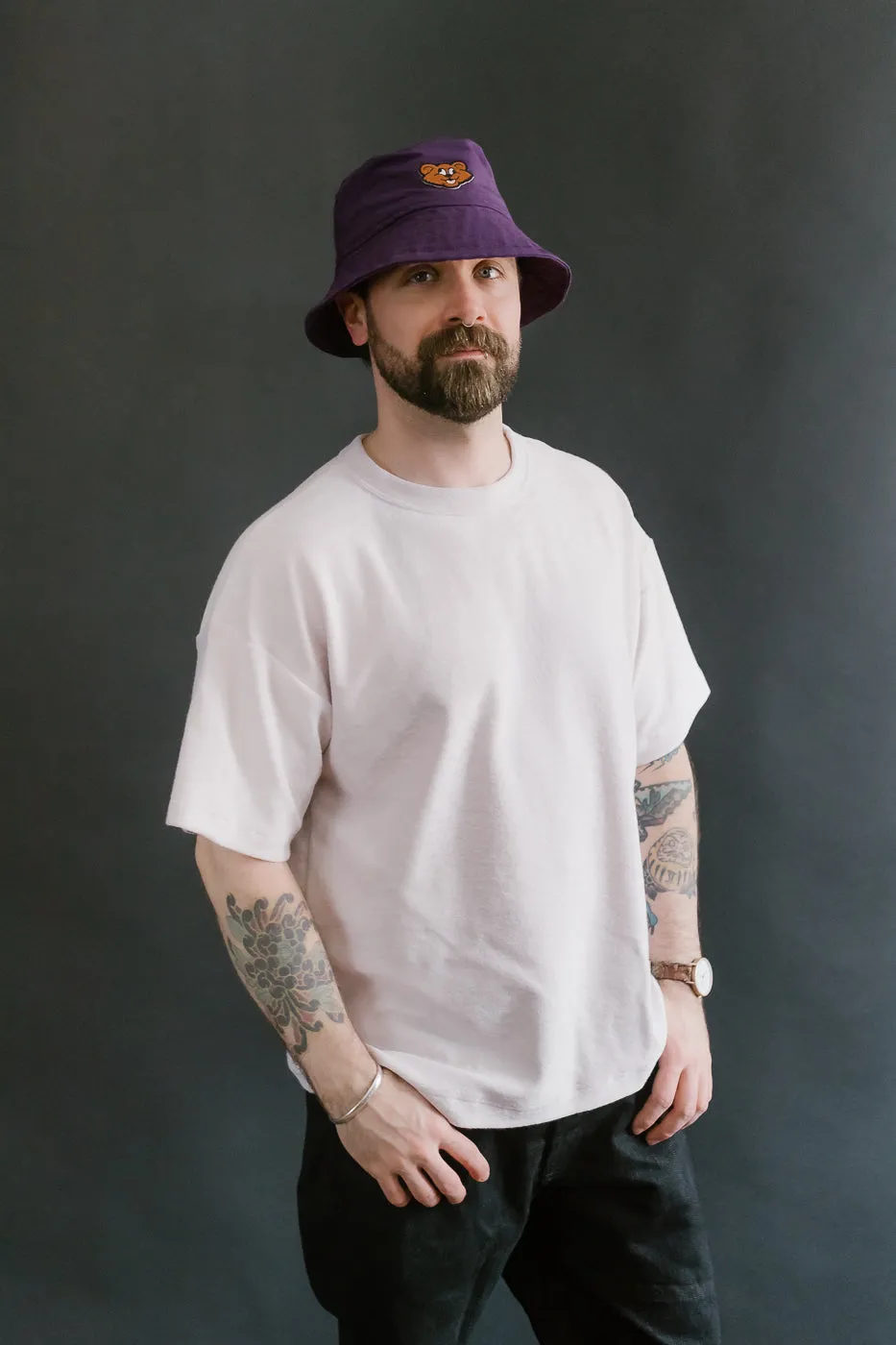 Fons Boxy Fit Towel T-Shirt - Light Power