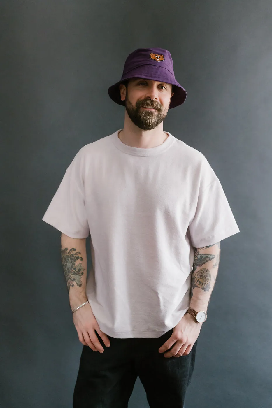 Fons Boxy Fit Towel T-Shirt - Light Power