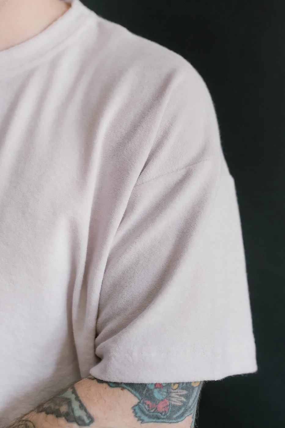 Fons Boxy Fit Towel T-Shirt - Light Power