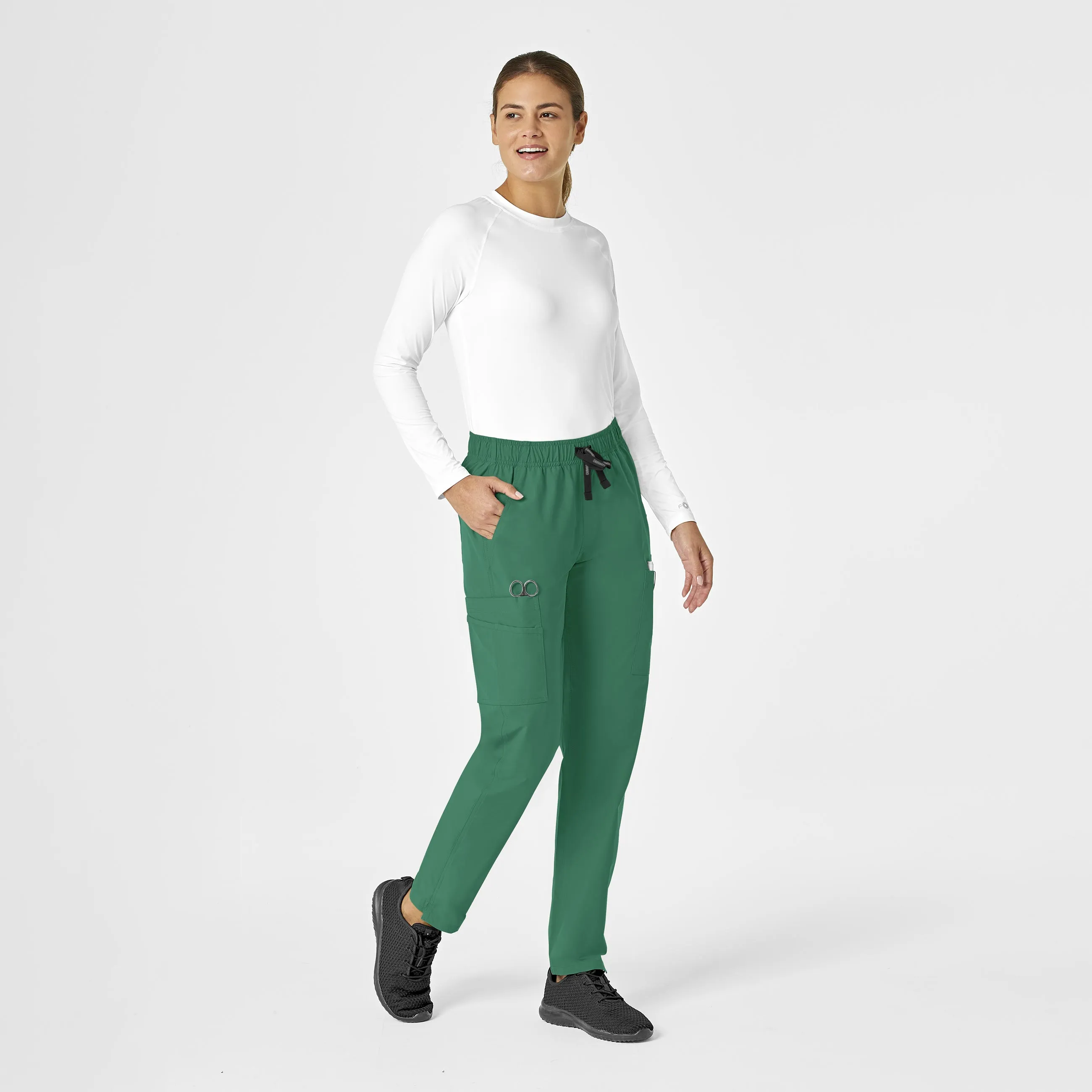 Force Essentials C51213 Straight Leg Scrub Pants Hunter