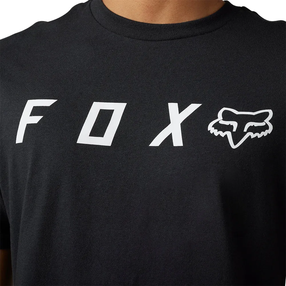 FOX ABSOLUTE SS PREMIUM TEE [BLACK/WHITE]