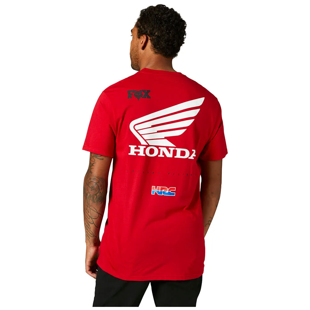 Fox Honda Wing Ss Premium Tee - Flame Red