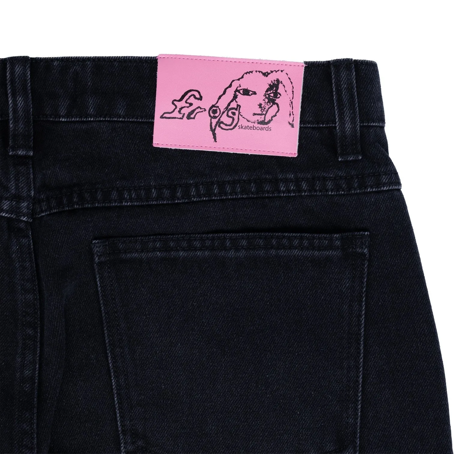 Frog Skateboards Relaxed Fit Bootcut Jean (Black)