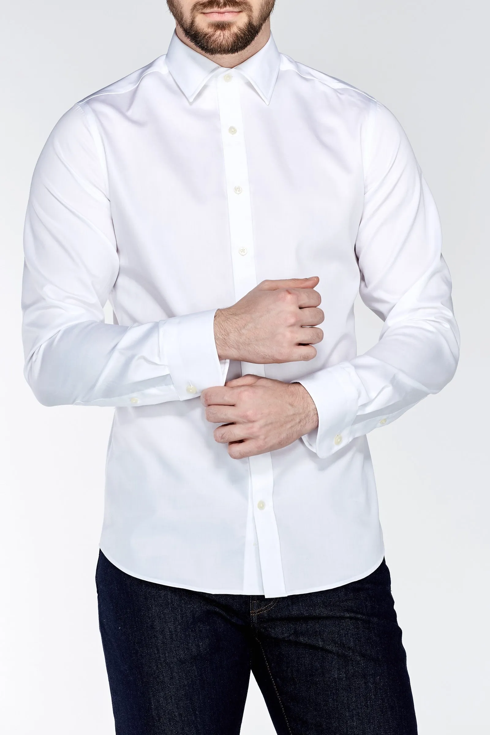 GANT DIAMOND G Men's Plain Sateen Shirt 384102 Size 39 $155 NWT