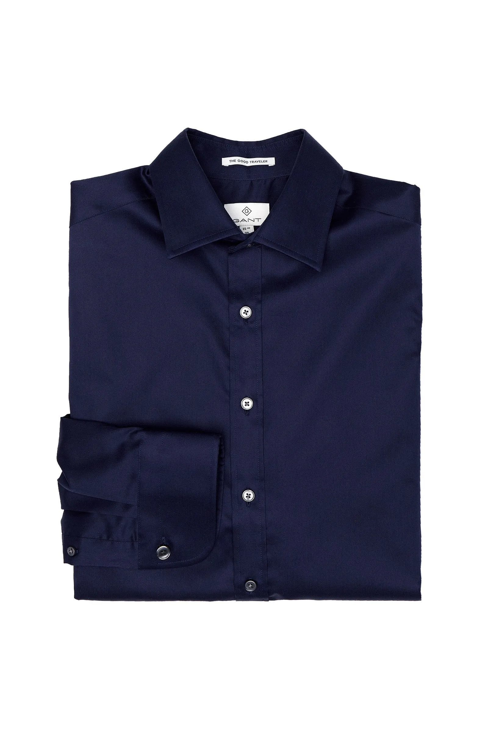 GANT DIAMOND G Men's Plain Sateen Shirt 384102 Size 39 $155 NWT