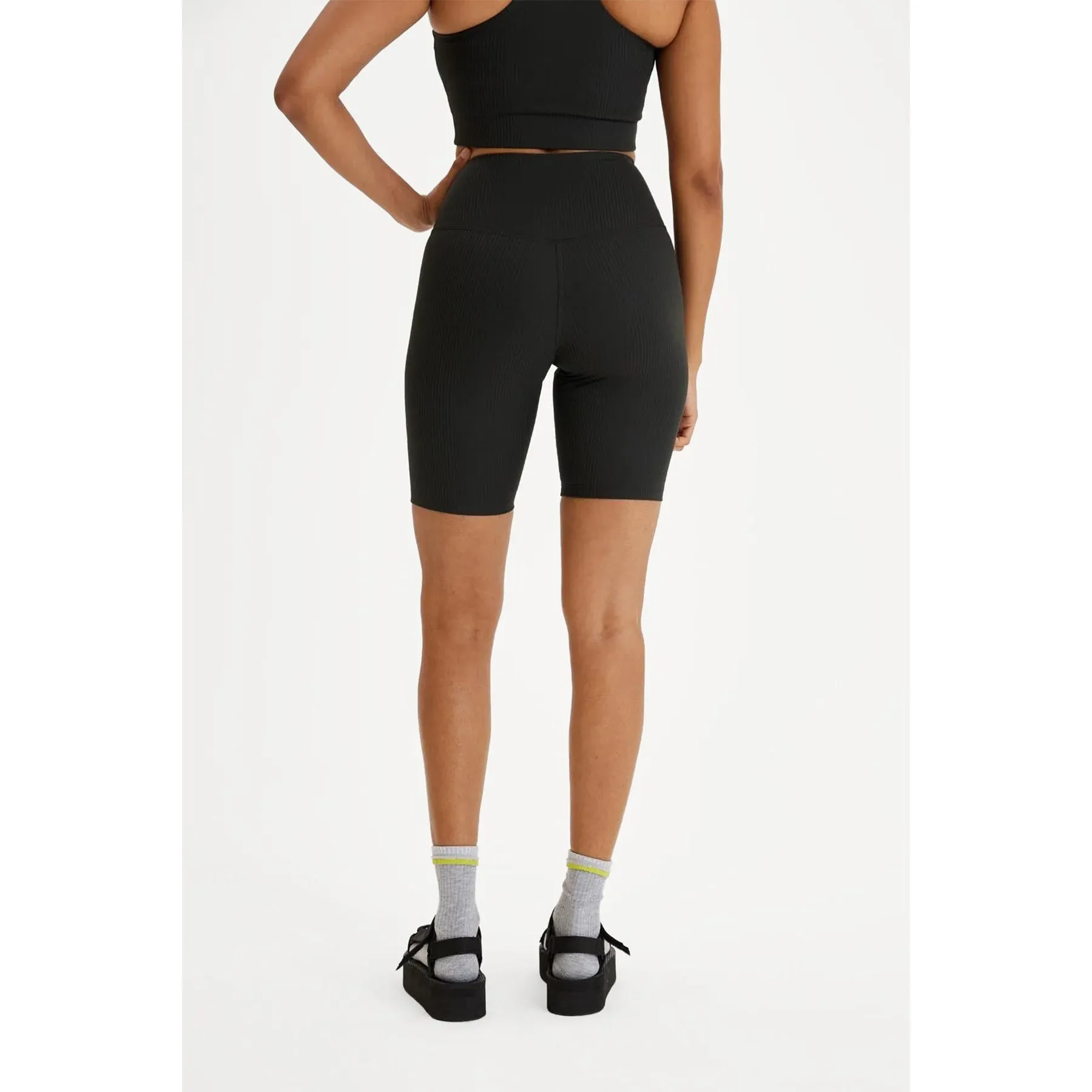 Girlfriend Collective High Rise Bike Short - Rib