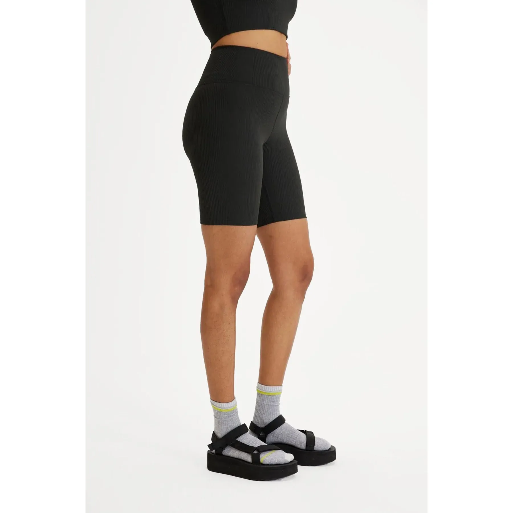 Girlfriend Collective High Rise Bike Short - Rib