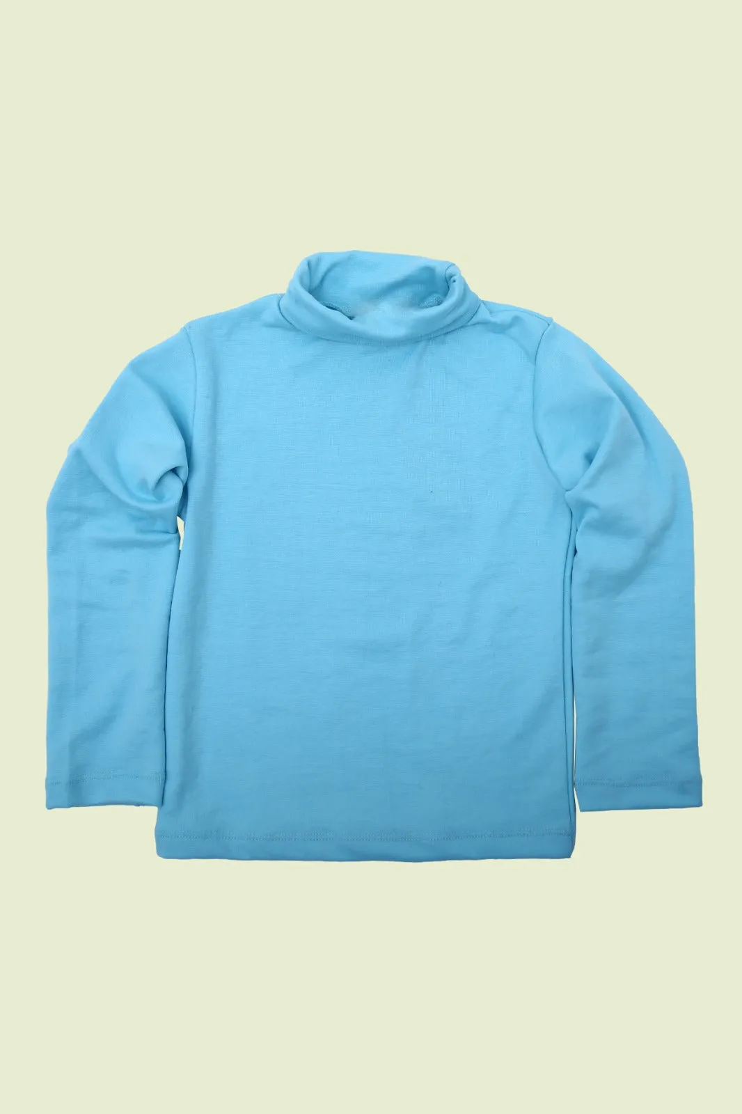 Girls Plain High Neck Tops