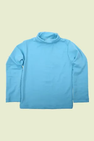 Girls Plain High Neck Tops
