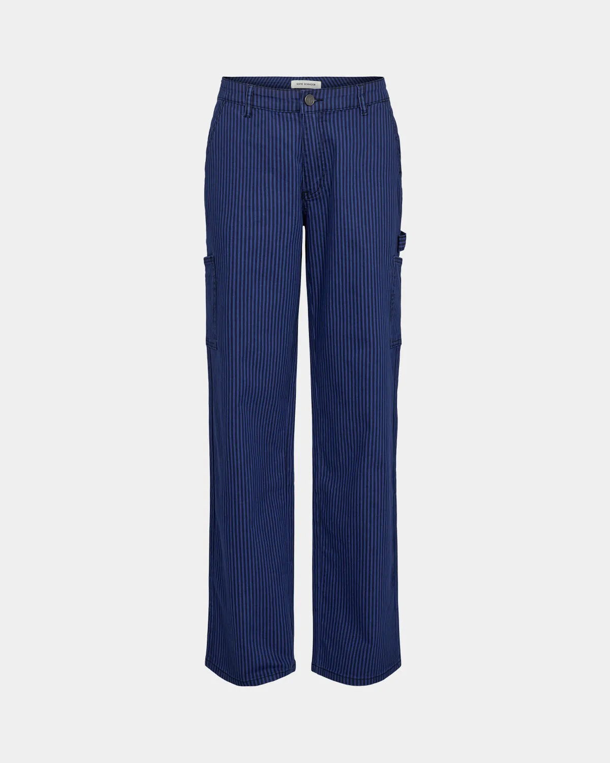 GITTESW TROUSERS - Cobalt Striped