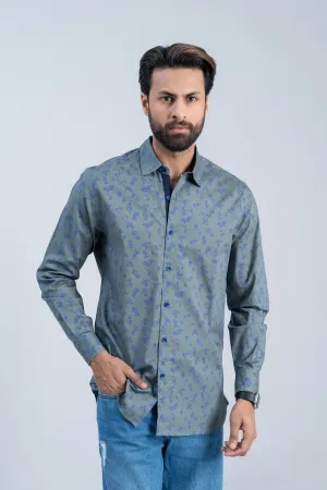 Green Collared Shirt