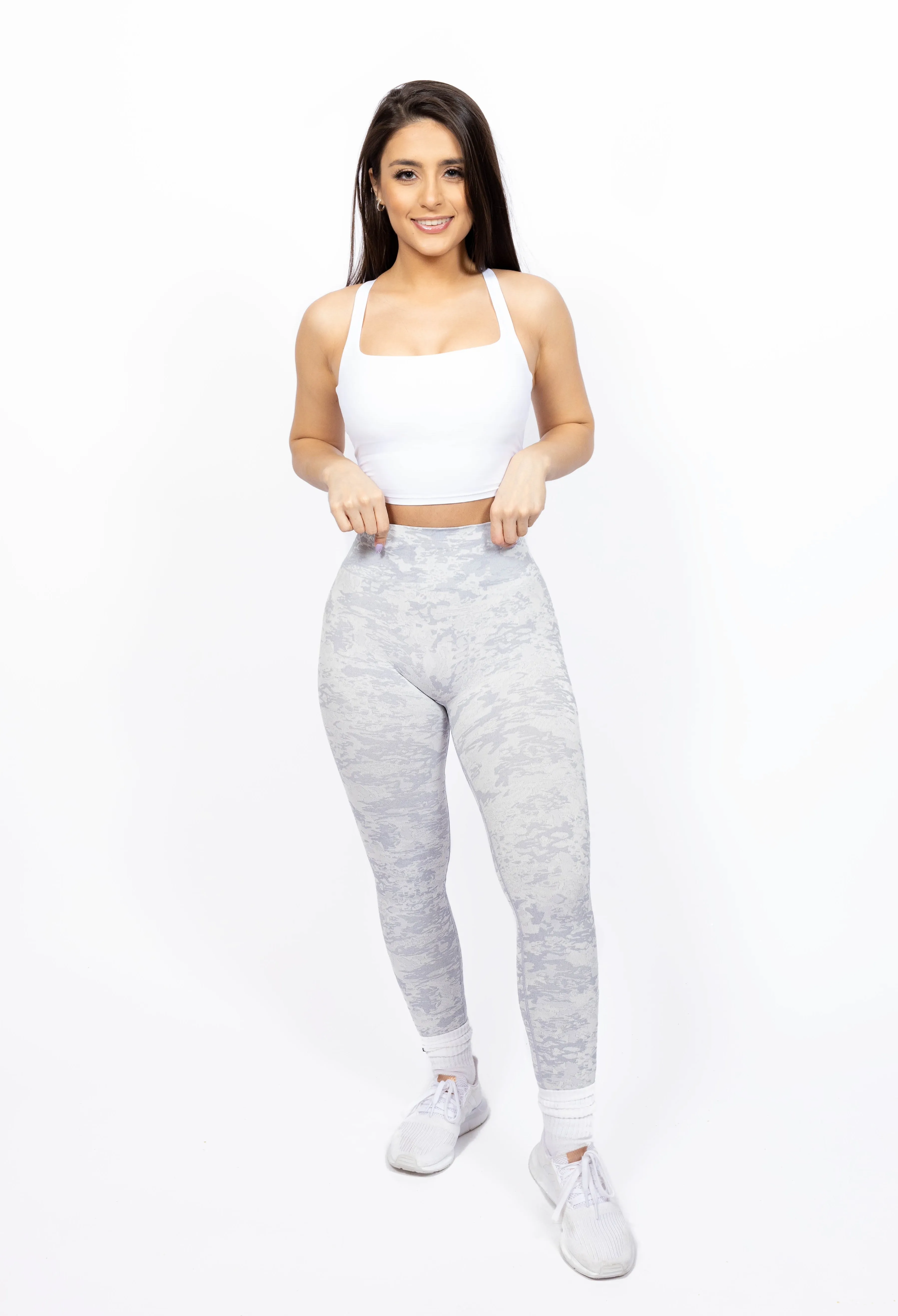 Grey Camo Seamless Leggings