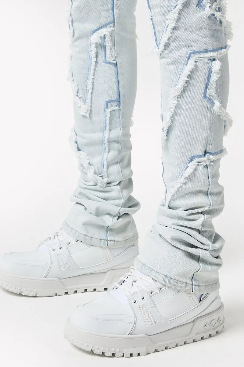 GUAPI AQUA BLUE STARS DENIM V2