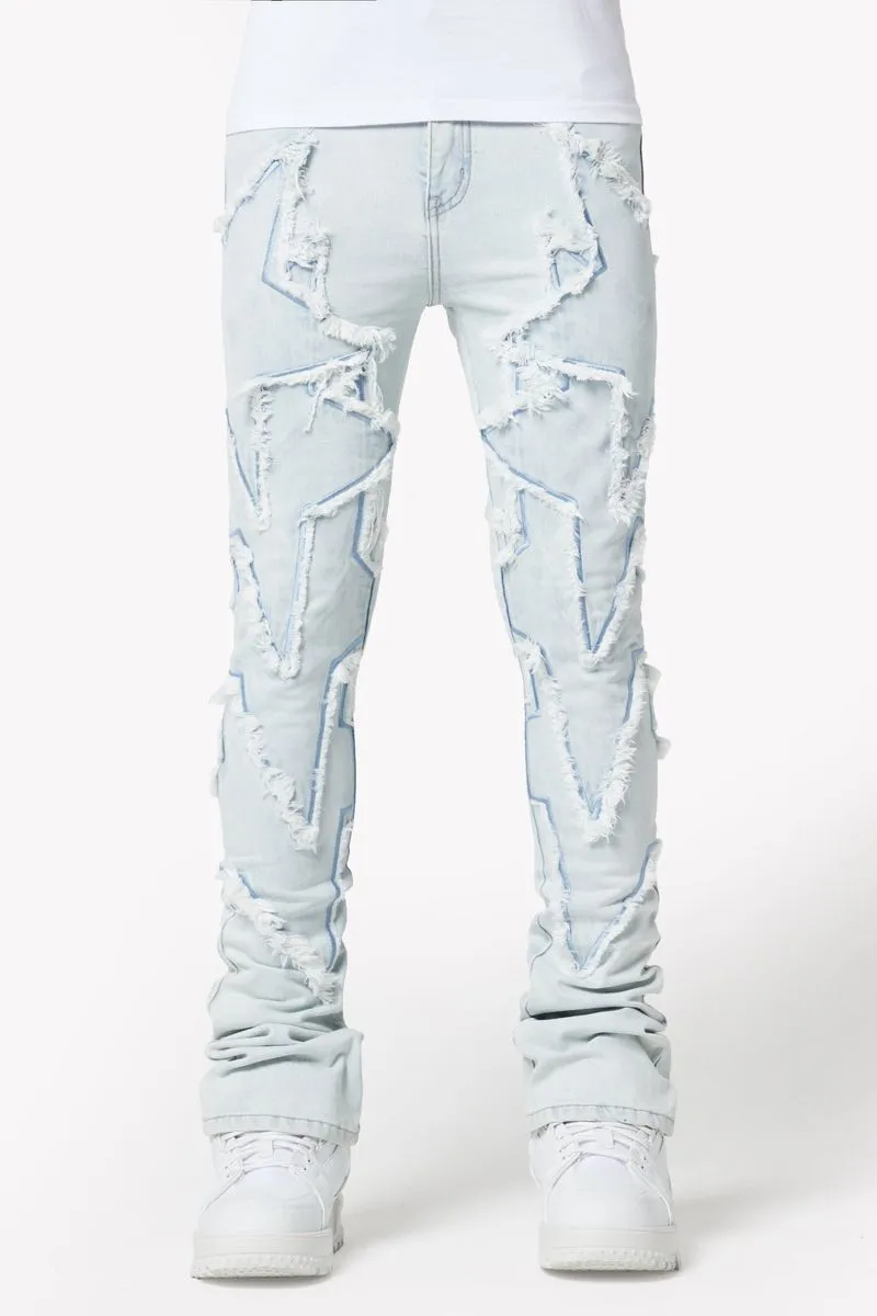 GUAPI AQUA BLUE STARS DENIM V2