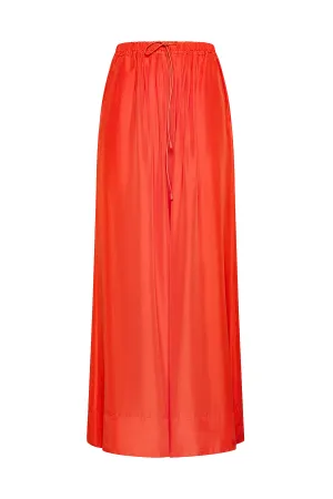 Habotai Silk Drawstring Pants