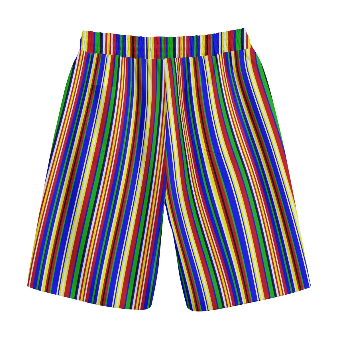 Happy Stripes Cotton Jorts