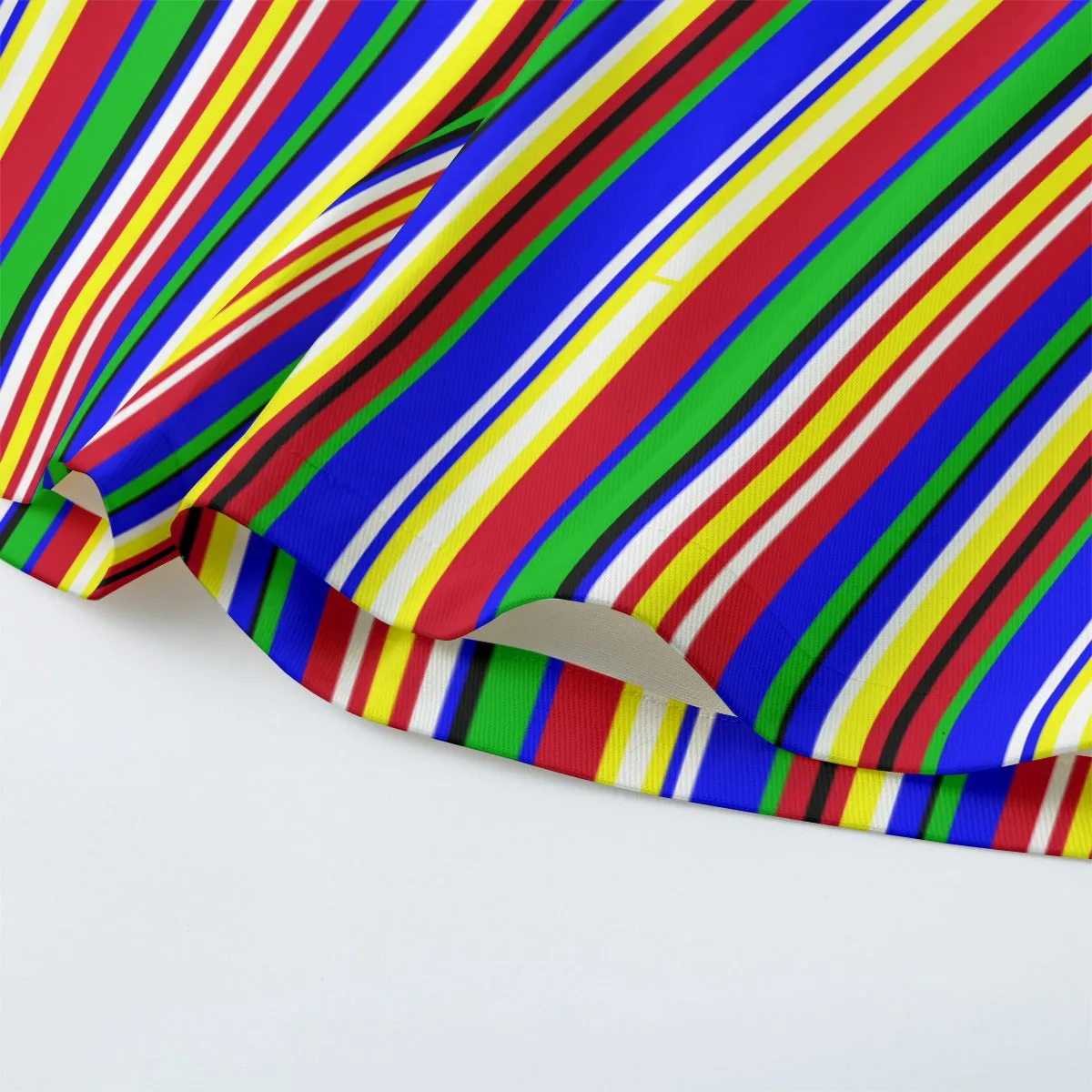 Happy Stripes Cotton Jorts
