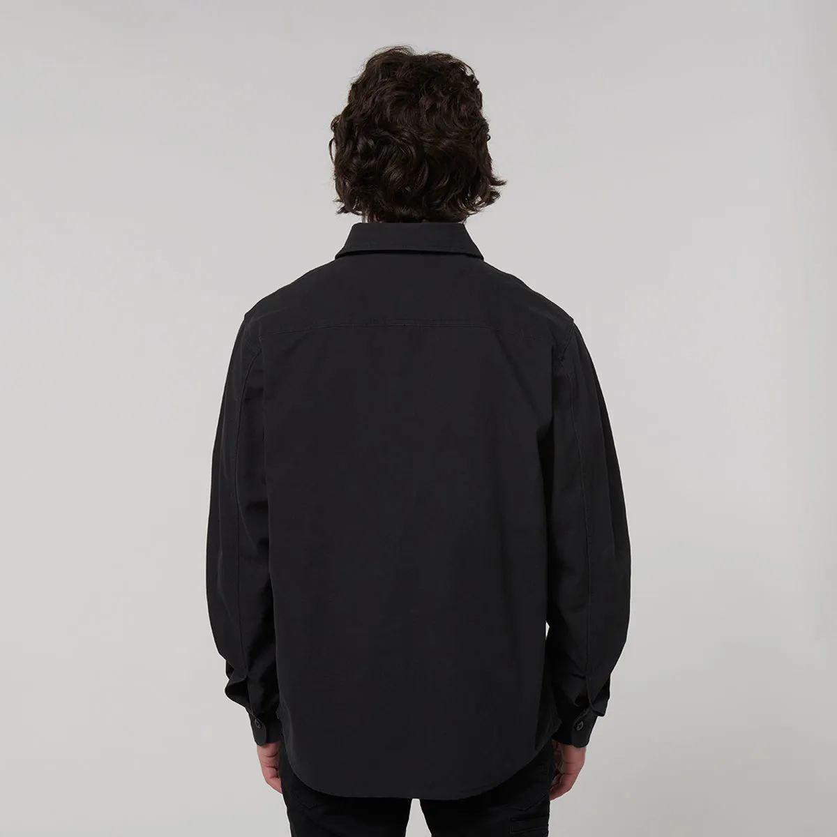 Hard Yakka Men's Heritage Canvas Shirt - Black