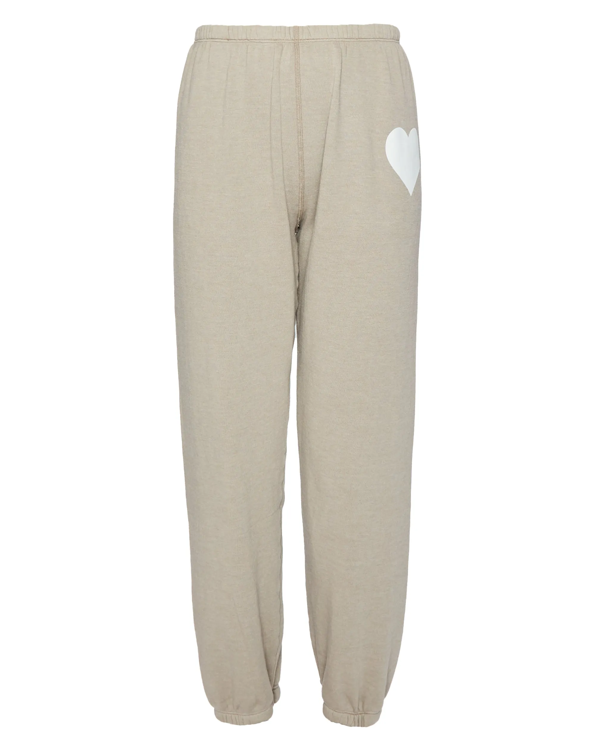 Heart Sweatpant in Taupe