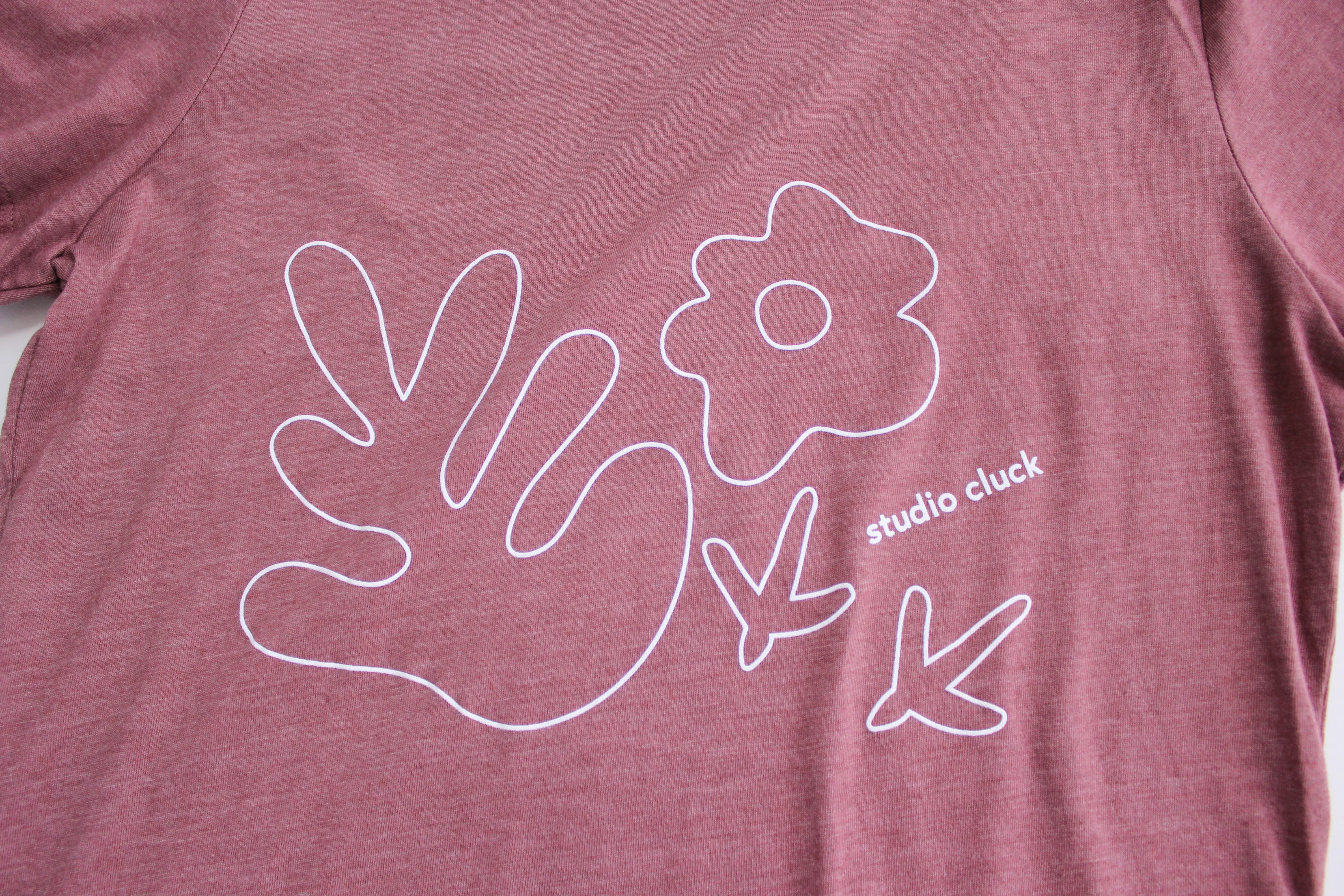 Heather Mauve Flora Tee Women's