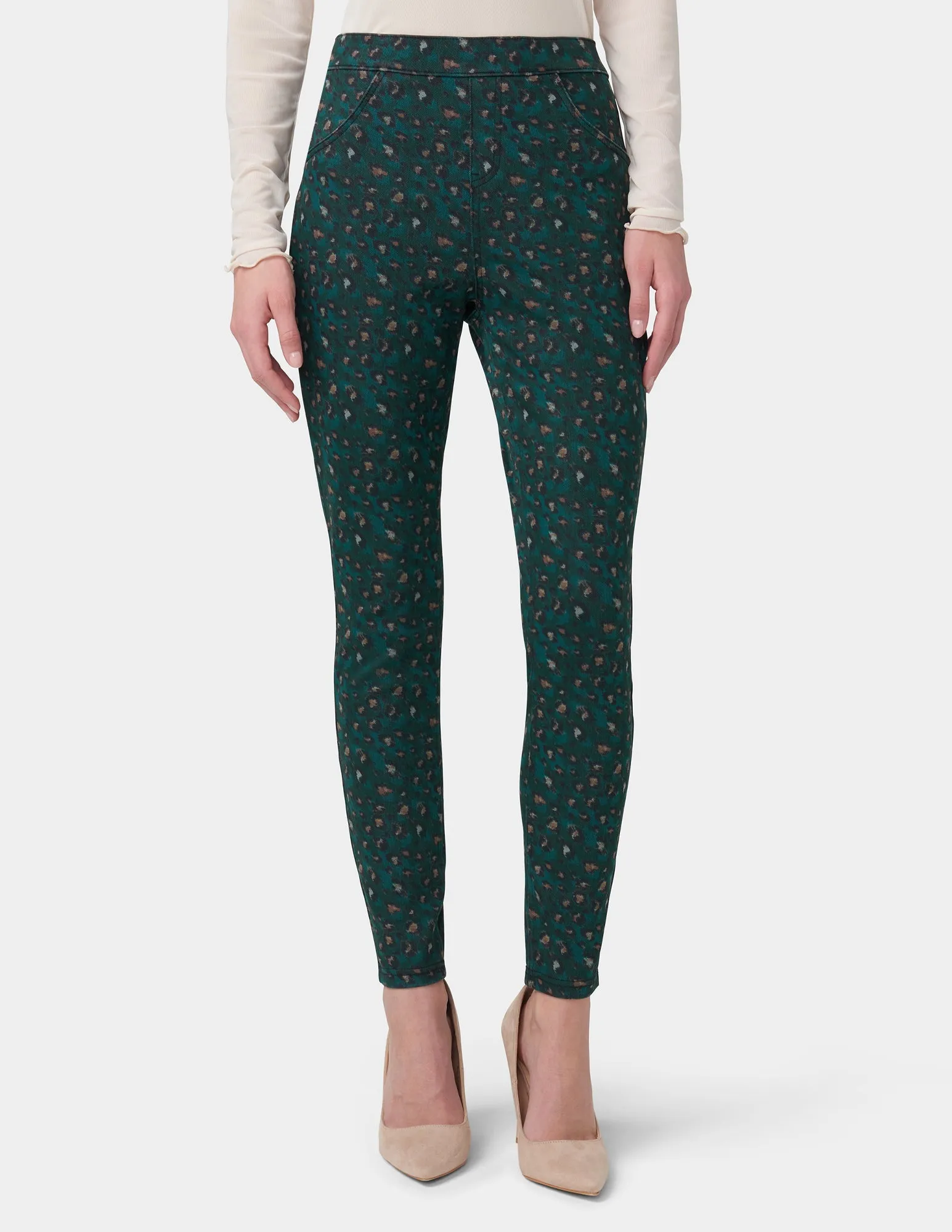 Hi-Rise Wild Cat Denim Legging
