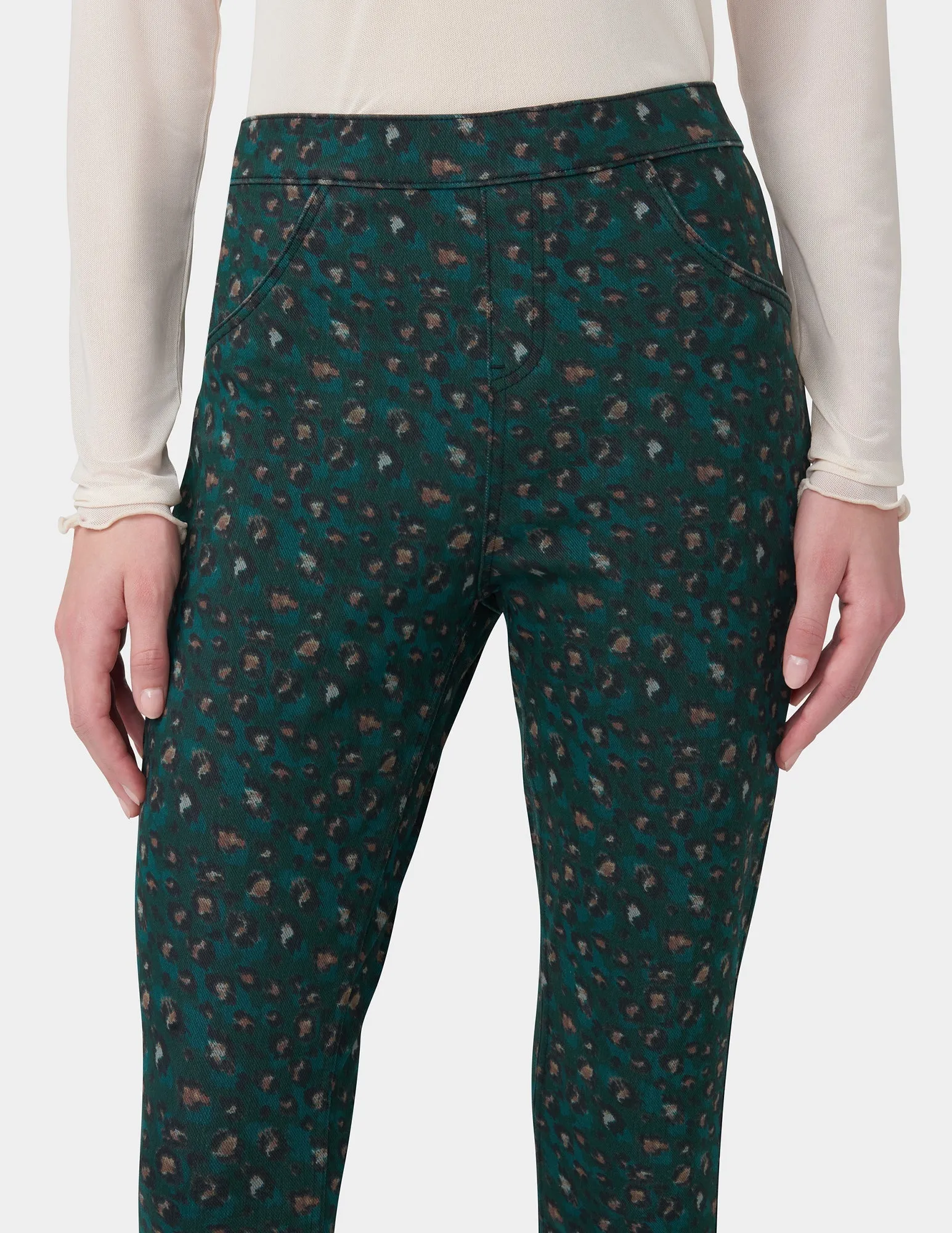 Hi-Rise Wild Cat Denim Legging