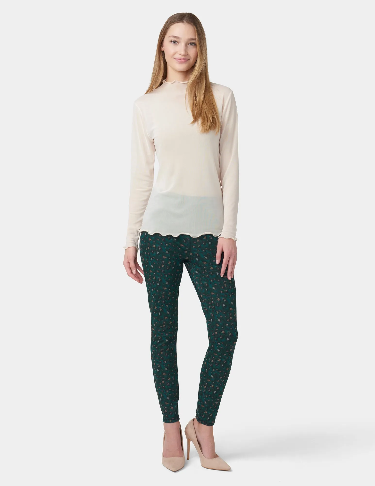 Hi-Rise Wild Cat Denim Legging