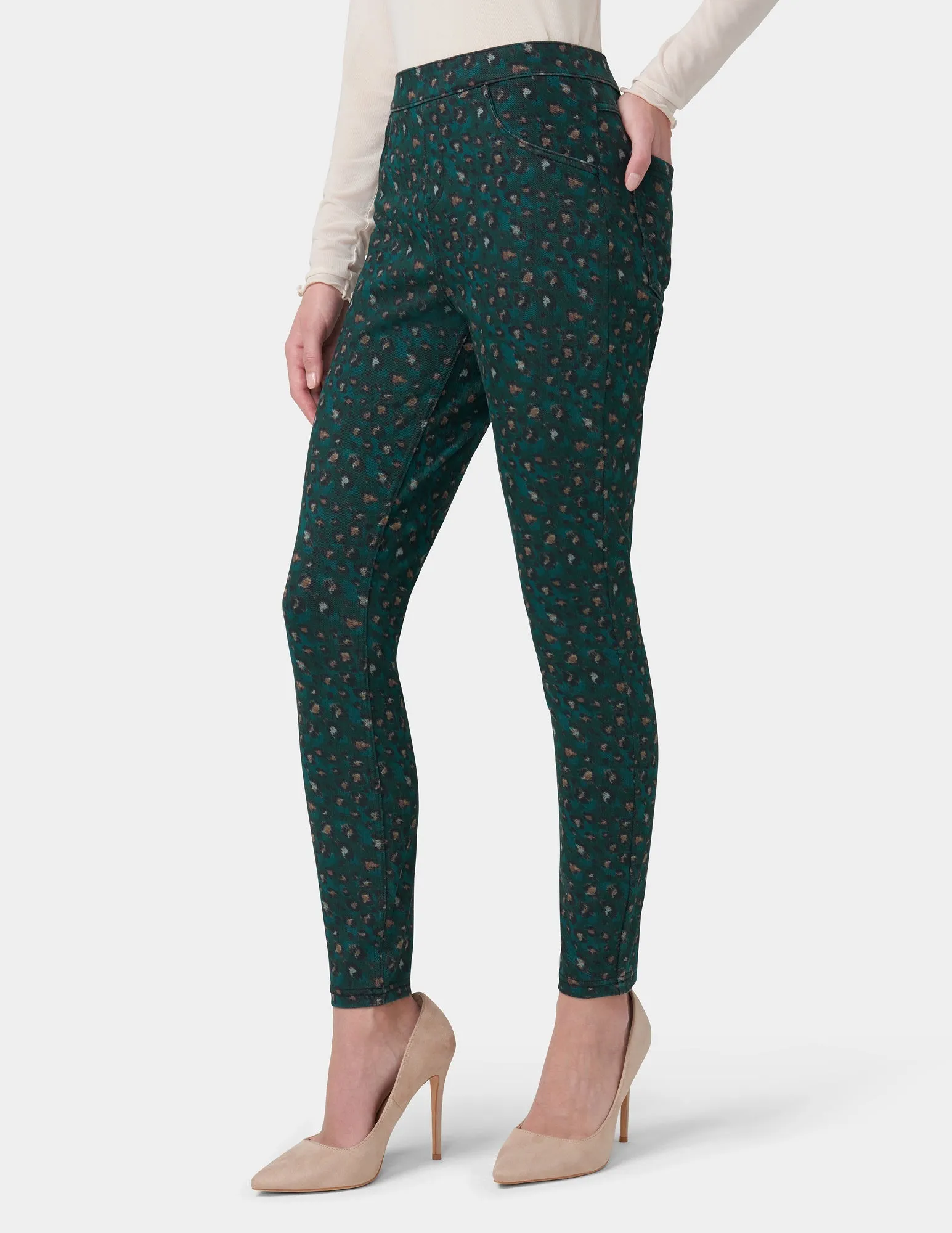 Hi-Rise Wild Cat Denim Legging