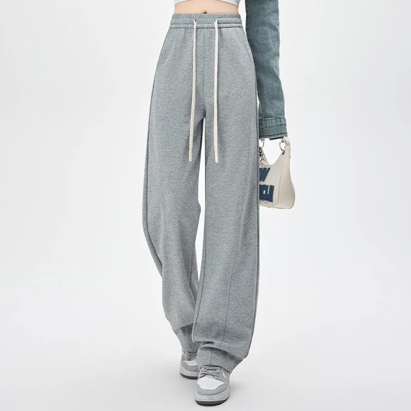 High Waist Loose Straight Pants