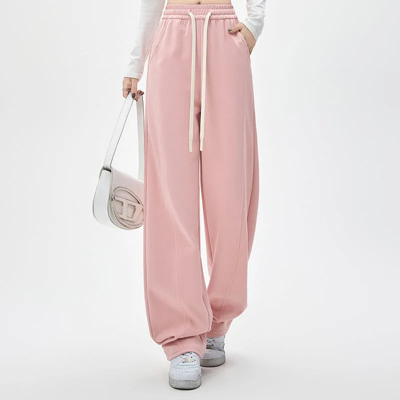 High Waist Loose Straight Pants